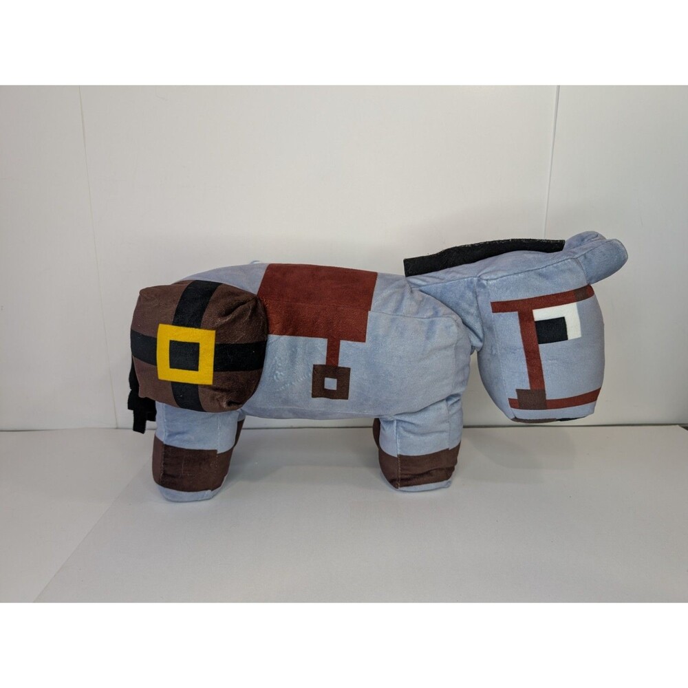 2022 Minecraft Legends Pack Horse 18" Pillow Buddy Plush Stuffed Animal - Picture 2 of 8